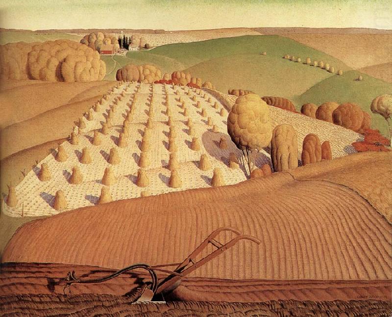 Grant Wood Landscape china oil painting image